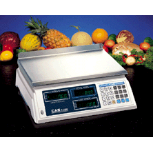 CAS SPACE 2000 Low Profile Price Computing Scales - Click Image to Close