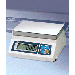 CAS SW-1 Battery Operated Table Top Scales - Click Image to Close