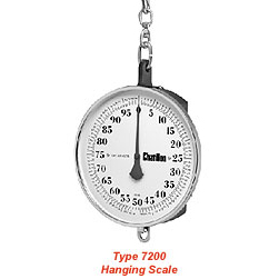 Chatillon Type 7200 13" Dial Hanging Scales - Click Image to Close
