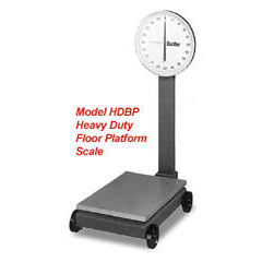 Chatillon HDBP Series Heavy Duty Floor Platform Dial Scales - Click Image to Close