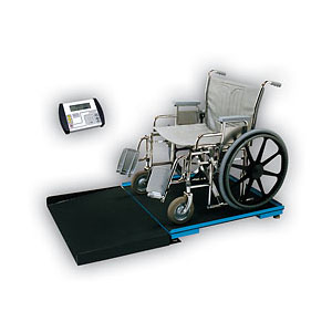 Detecto FHD133II/FHD144II Geriatric / Bariatric Wheelchair Scale - Click Image to Close