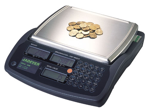 Jadever JCCA Series Coin Counting Scale - Click Image to Close