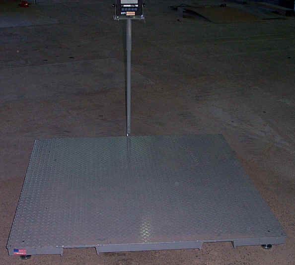Rusty's Weigh RW55-5KTD Tuff Deck Floor Scale - Click Image to Close