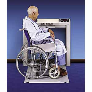 Scale-Tronix 6202 Stow-A-Weigh Series Wheelchair Scales - Click Image to Close