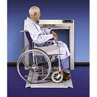 Scale-Tronix 6202 Stow-A-Weigh Series Wheelchair Scales - Dynamic